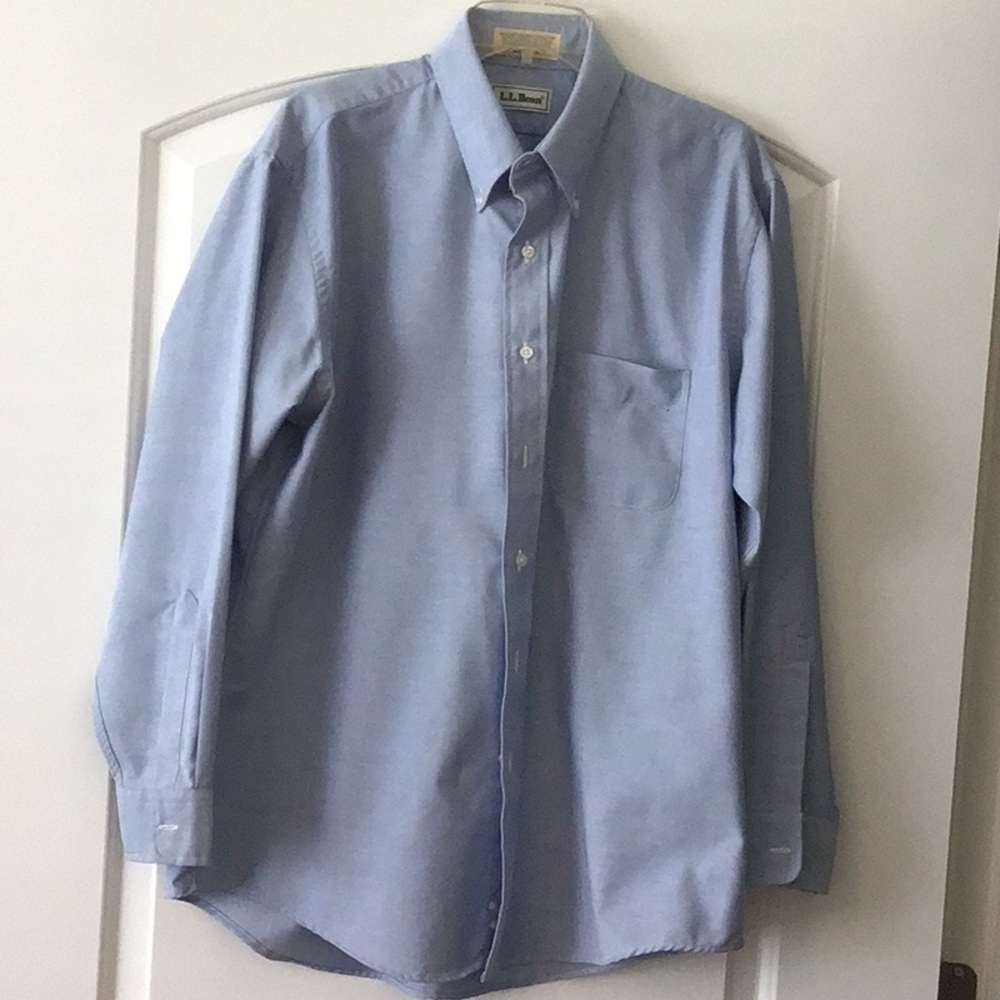 L.L.Bean long sleeve button down shirt size 17-34 used great condition